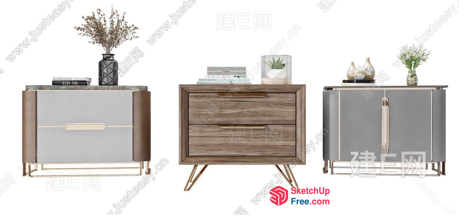 Elegant Modern Furniture Collection 3D SketchUp File