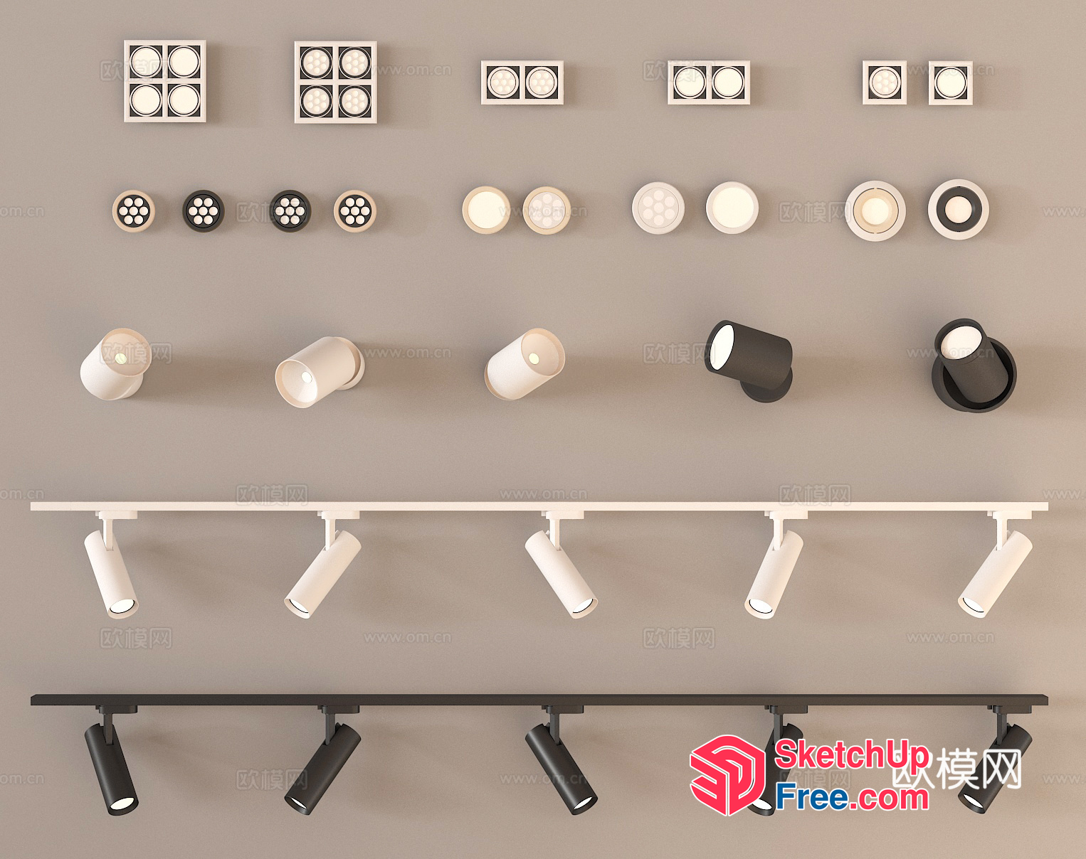 Modern Lighting Fixtures For Contemporary Spaces 3D SketchUp File