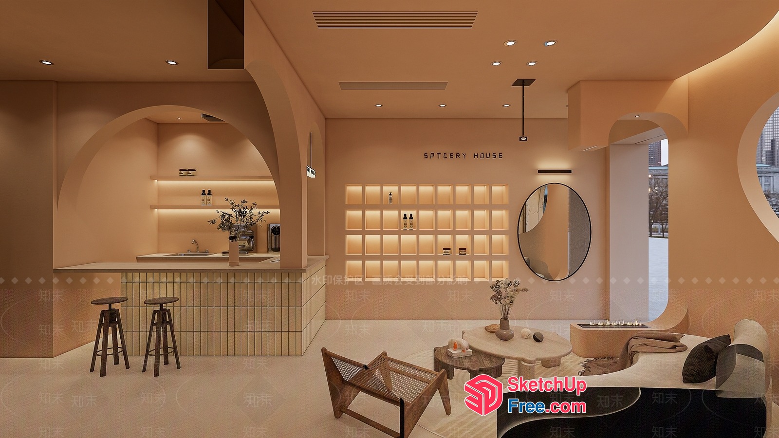 Elegant And Modern Interior Design 3D SketchUp File