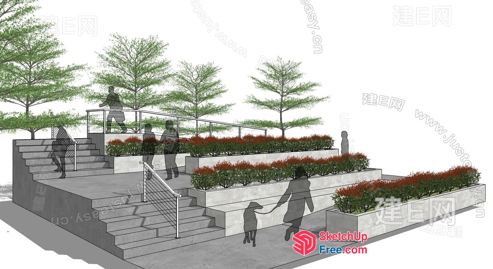 Stairway To Modernity 3D SketchUp File