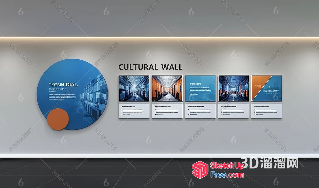 A Modern And Elegant Office Space With A Cultural Twist 3D SketchUp File