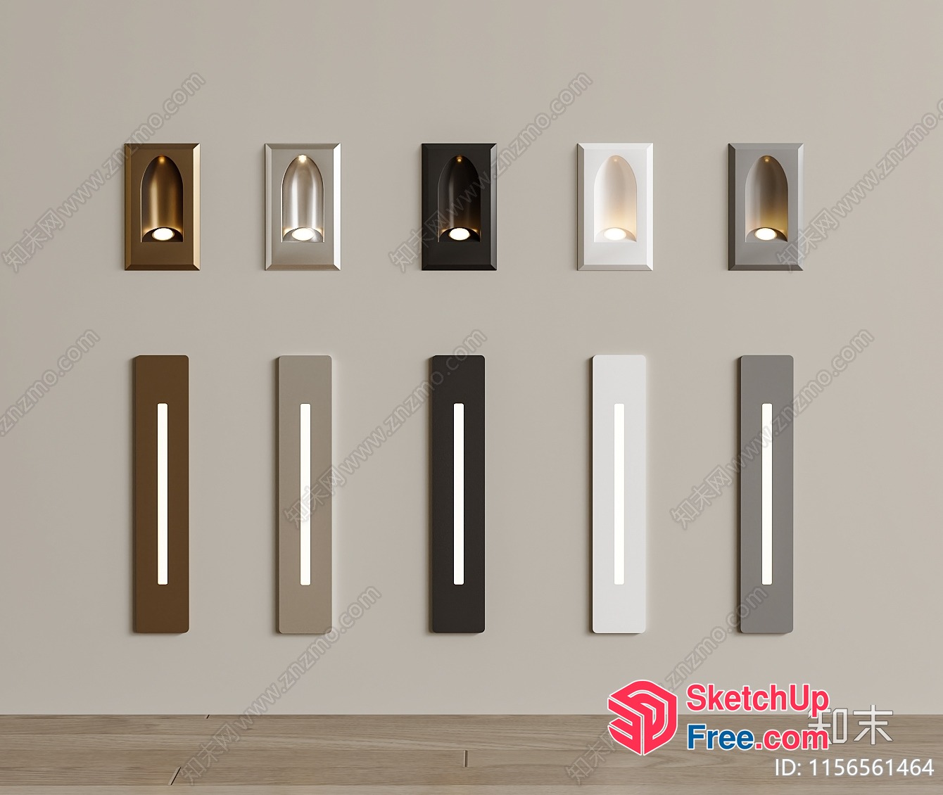 Modern Wall Lighting And Decor 3D SketchUp File