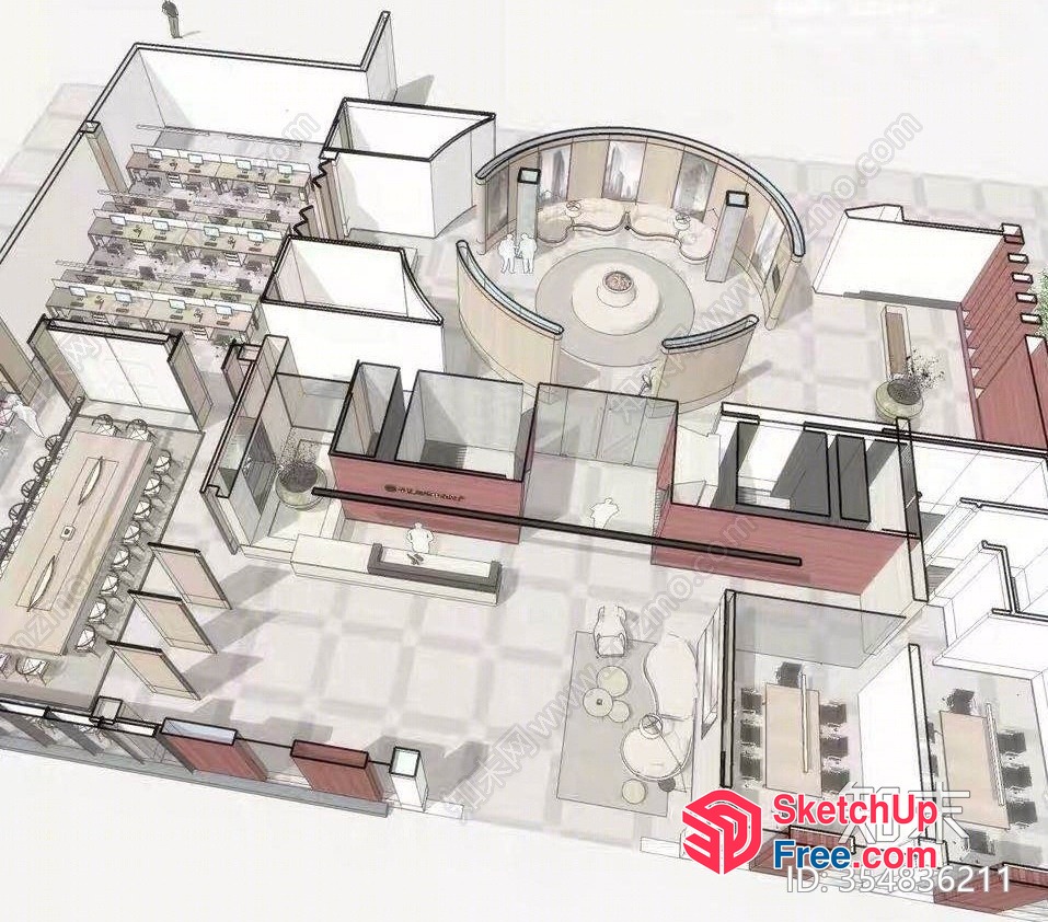 A Modern Home Interior Design 3D SketchUp File