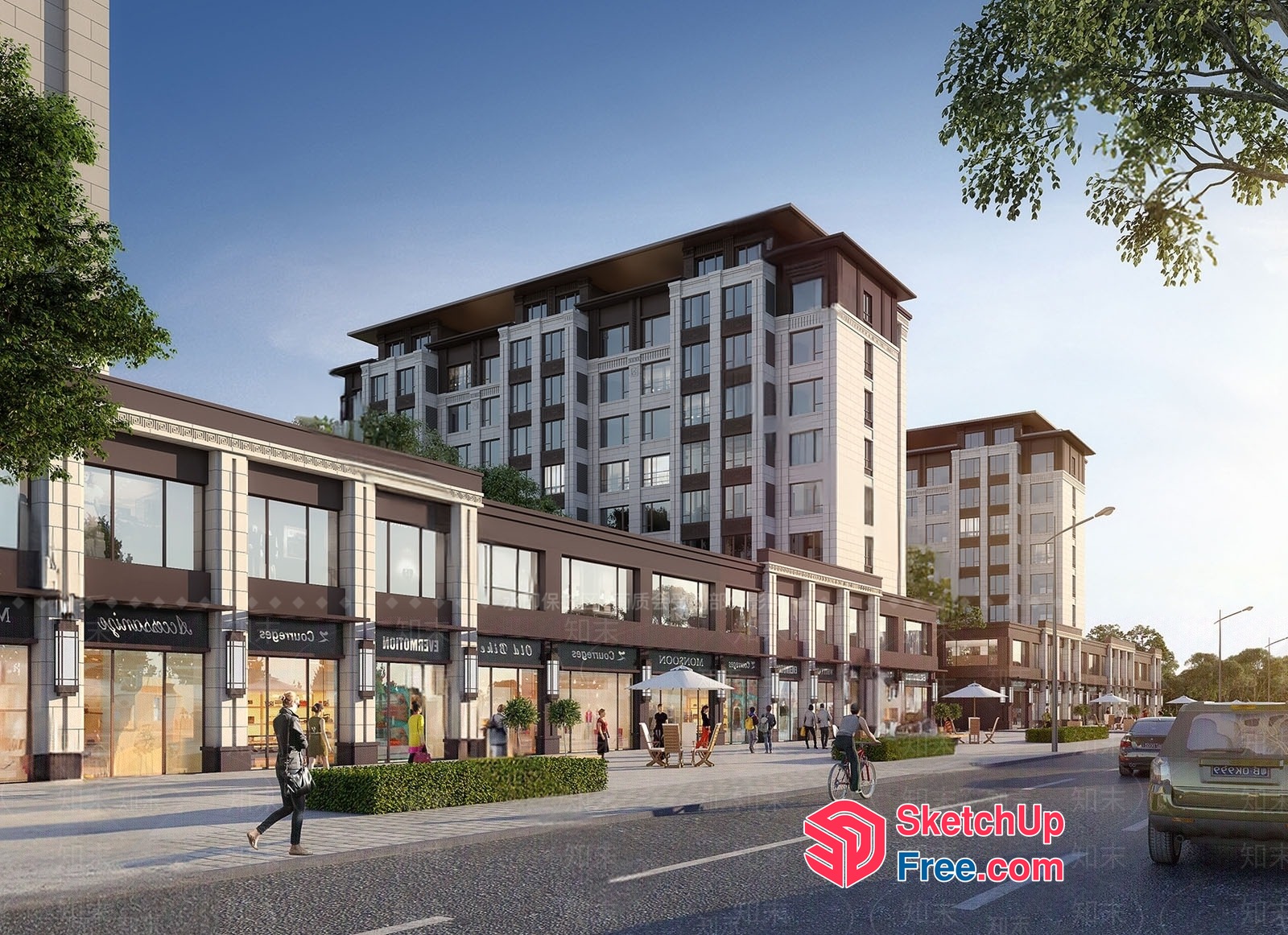 Commercial Street Cladding 3D SketchUp File