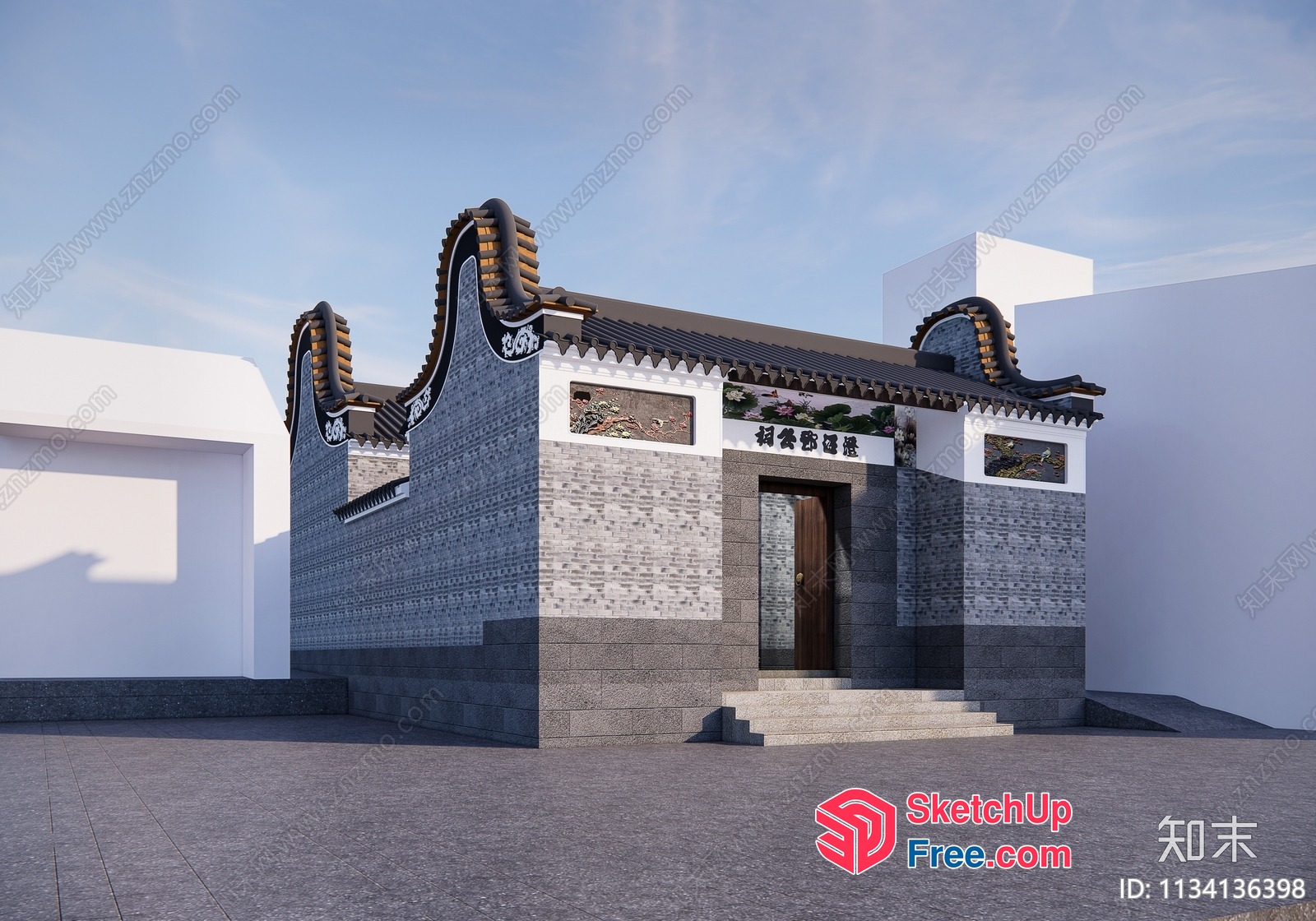 Traditional Chinese Architecture 3D SketchUp File