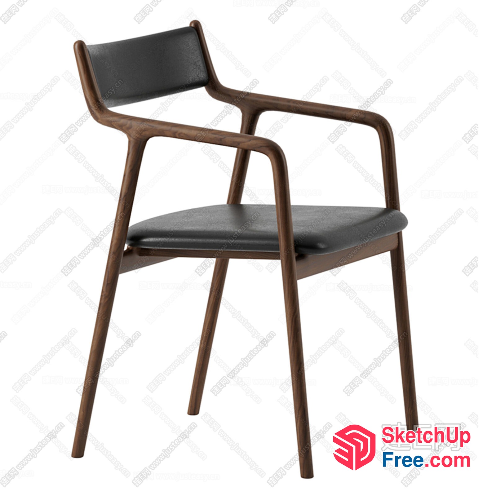 Minimalist Style Armchair 3D SketchUp File