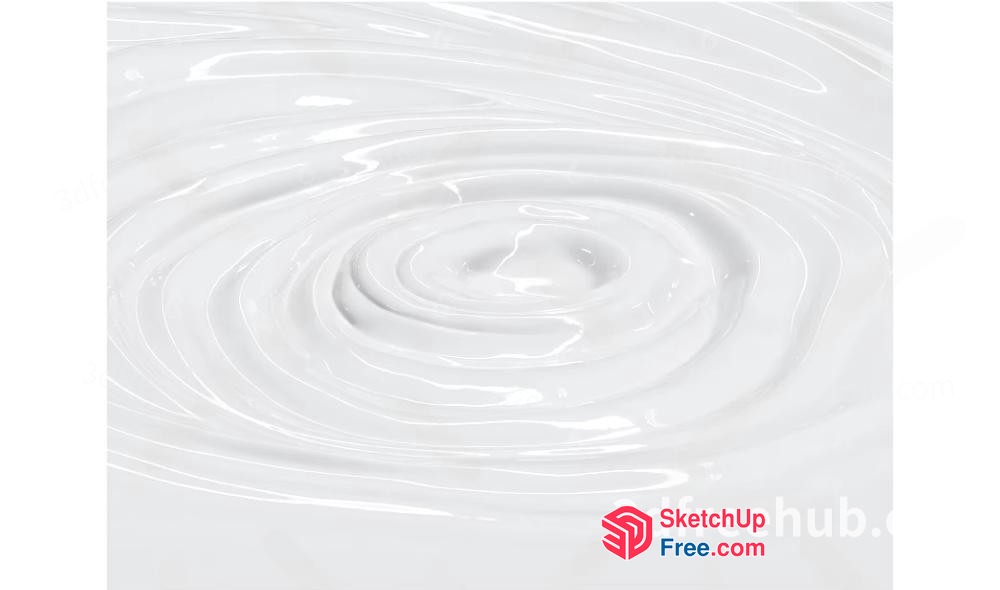 White Water Ripples 3D SketchUp File