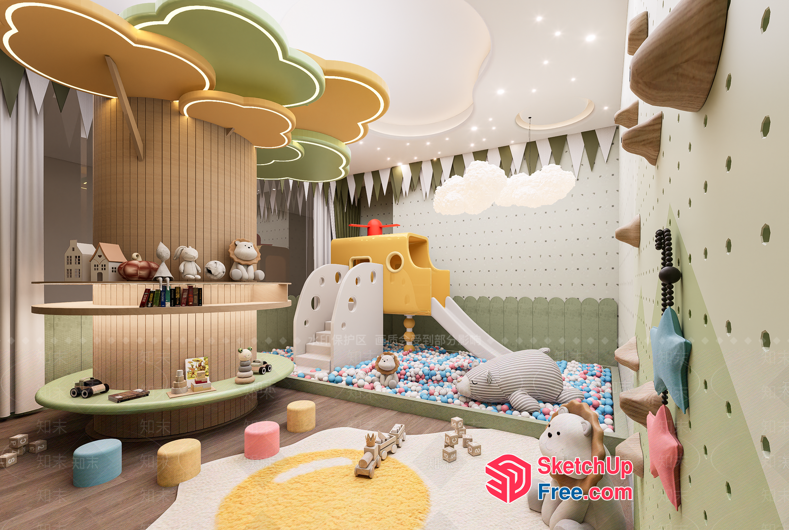 Playful Whimsy Wonderland 3D SketchUp File