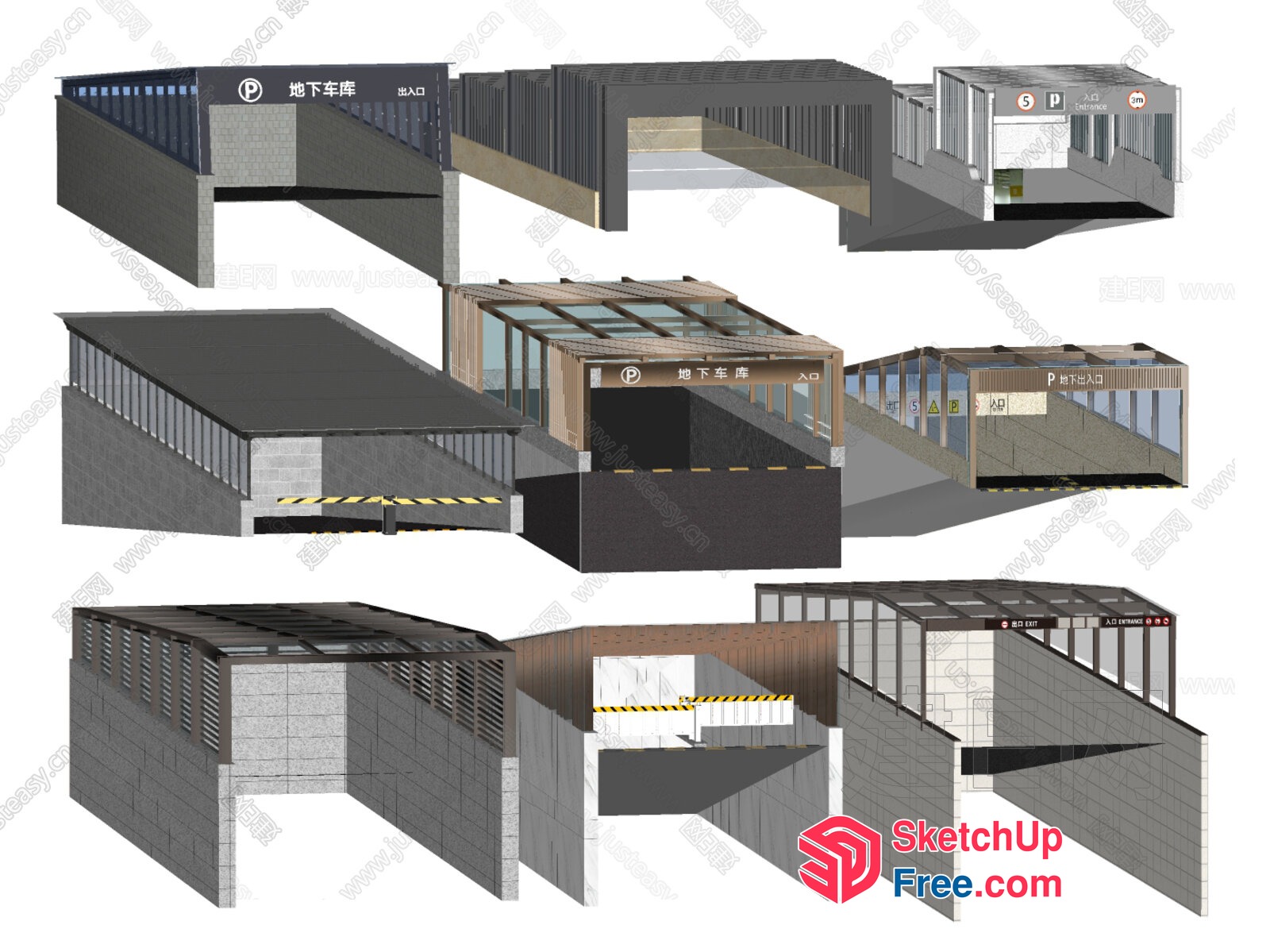 Staircase And Elevator Design 3D SketchUp File