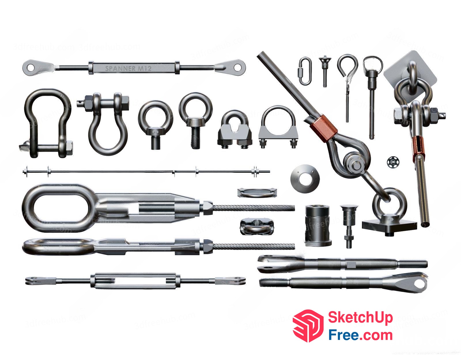 Hardware Collection 3D SketchUp File