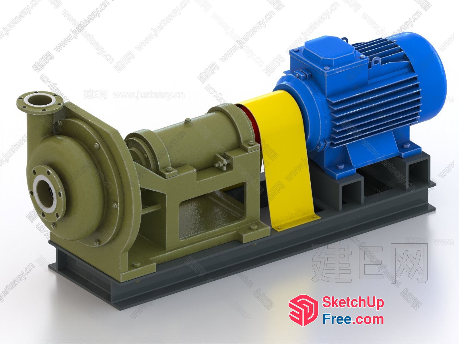 Industrial Machinery And Equipment 3D SketchUp File