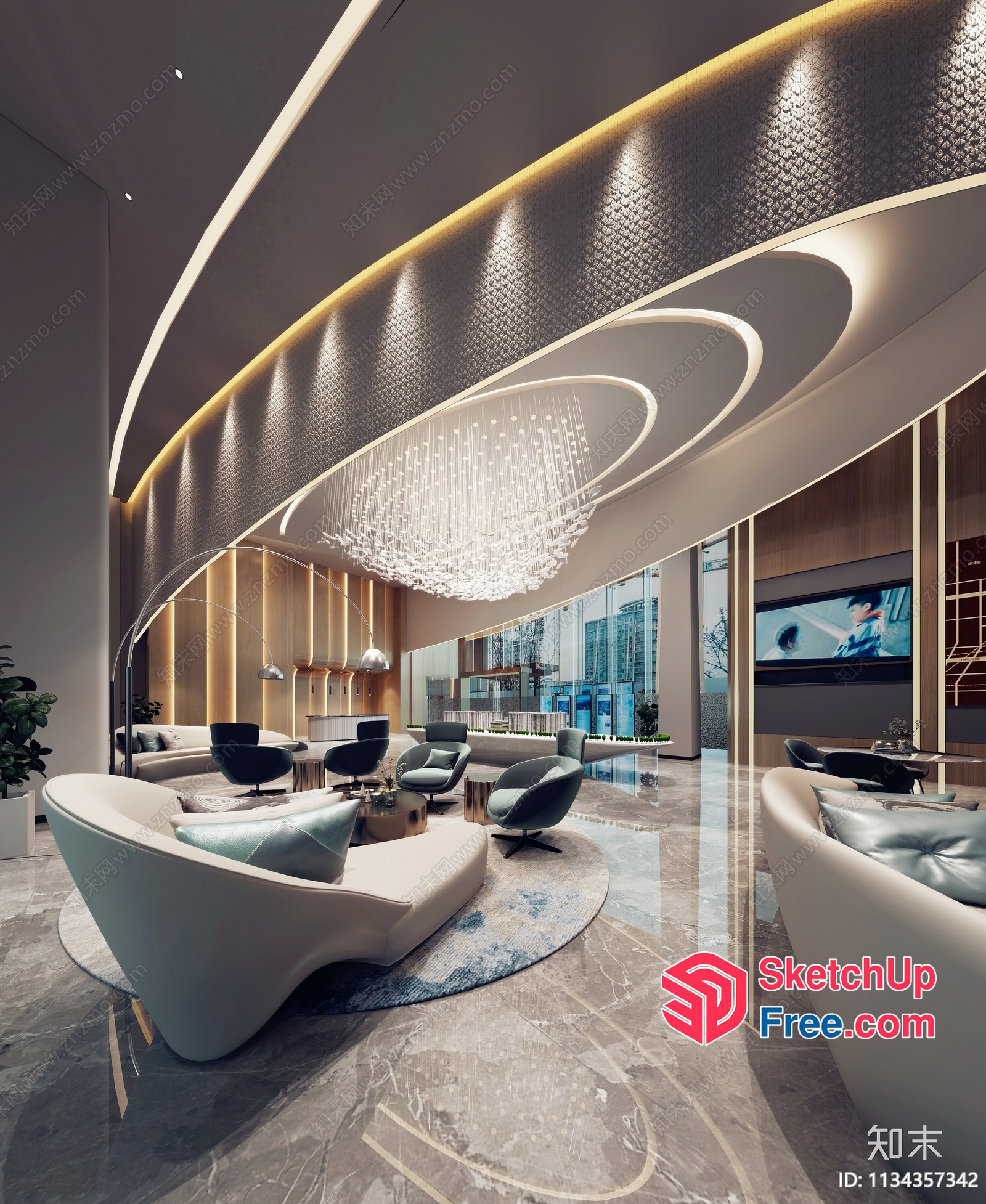 Modern Luxury Interior Design 3D SketchUp File