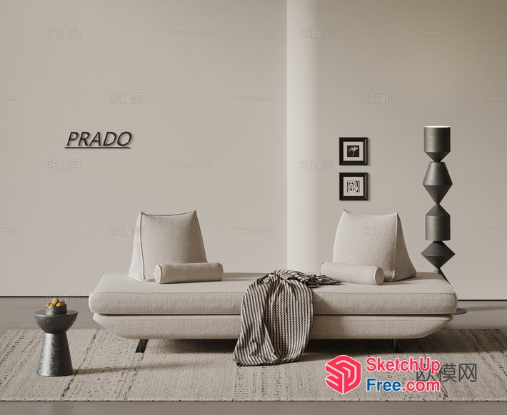 Elegant And Modern Minimalist Interior Design 3D SketchUp File