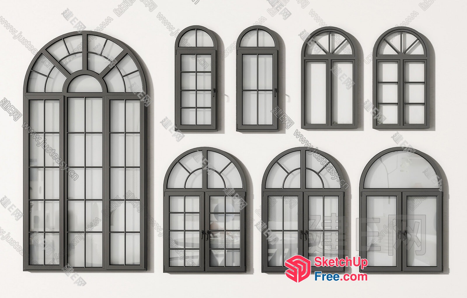 Elegant And Sophisticated Window Designs 3D SketchUp File