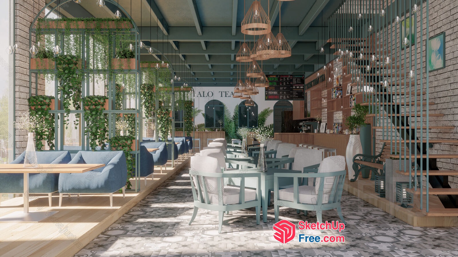 Elegant And Sophisticated Interior Design 3D SketchUp File