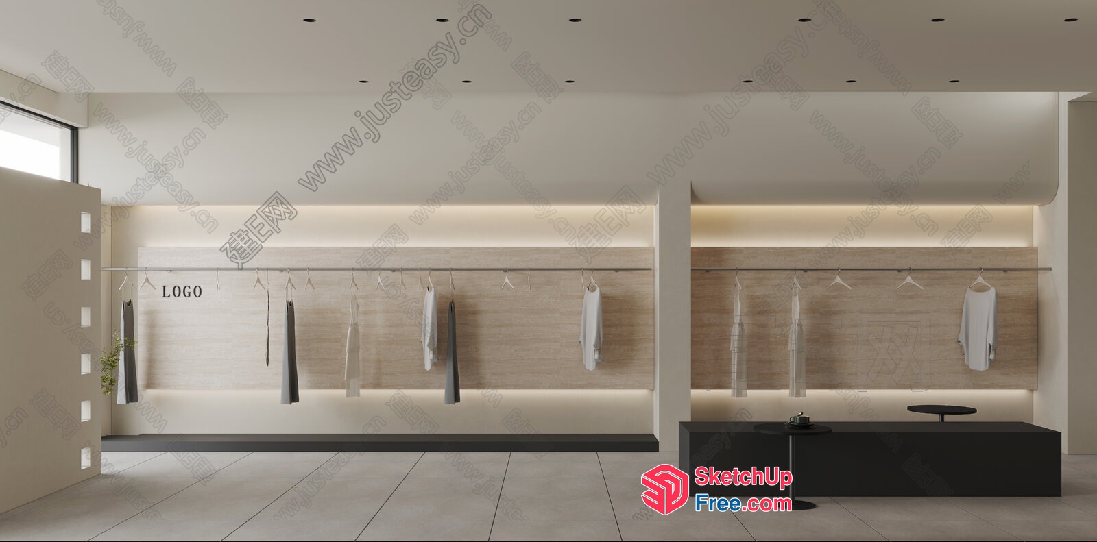 Minimalist Modern Interior Design 3D SketchUp File