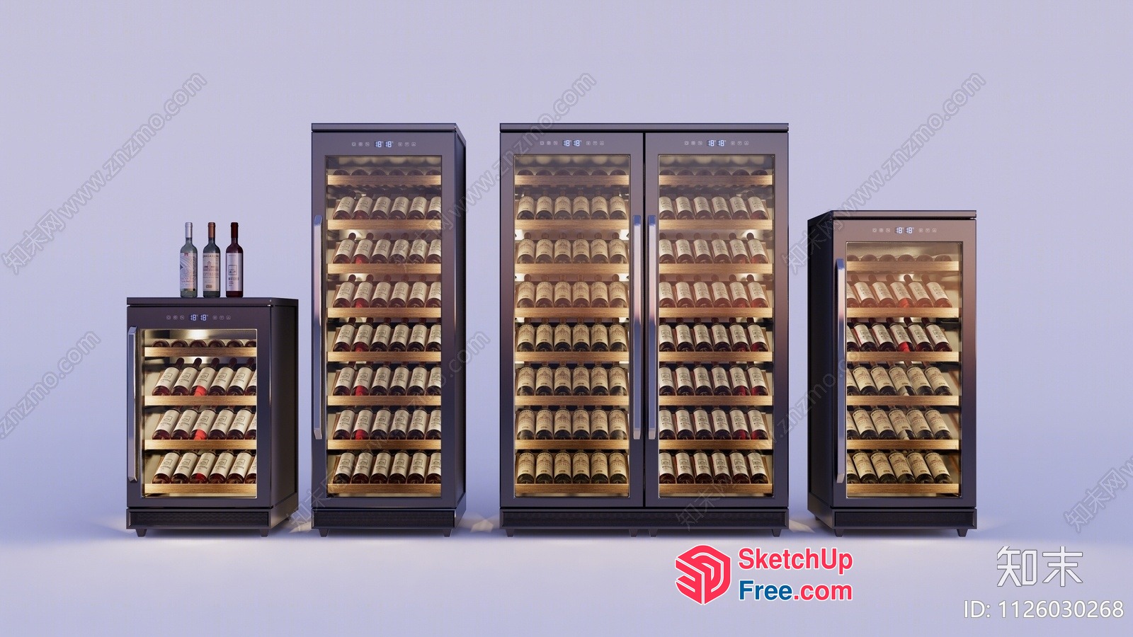 Wine Storage Display 3D SketchUp File