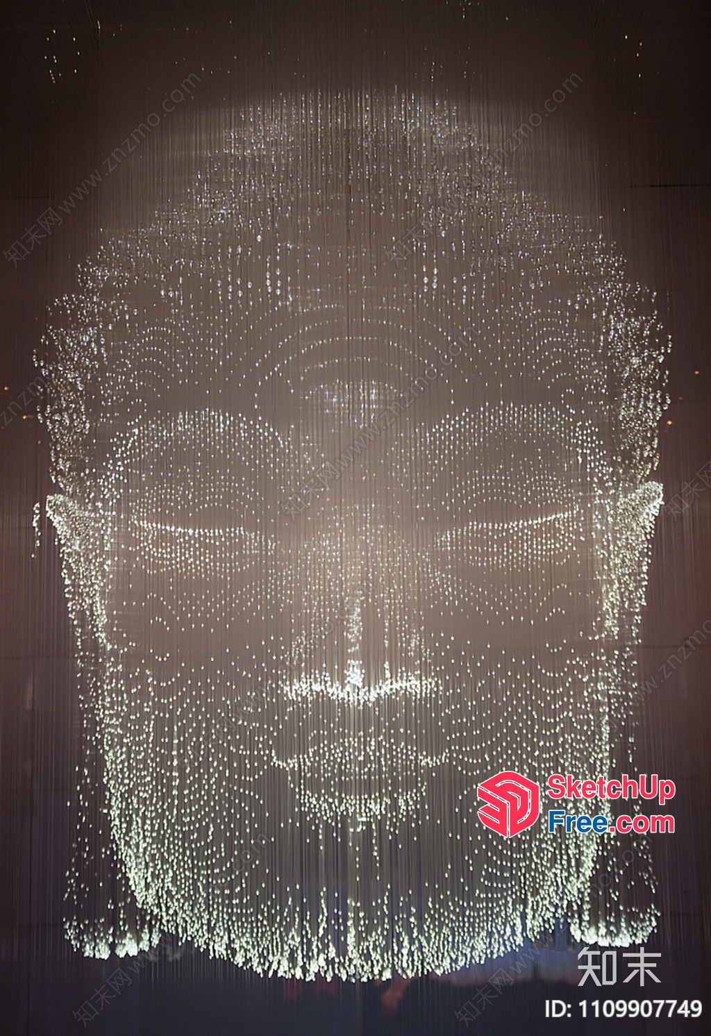 Sparkling Crystal Chandelier 3D SketchUp File