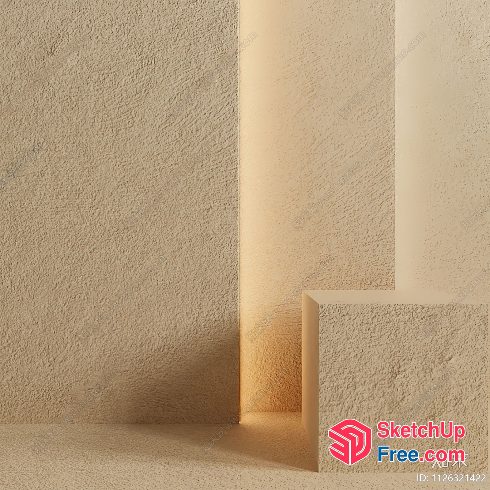 Corner Of A Minimalist Style Villa 3D SketchUp File Corner Of A Minimalist Style Villa 3D SketchUp File