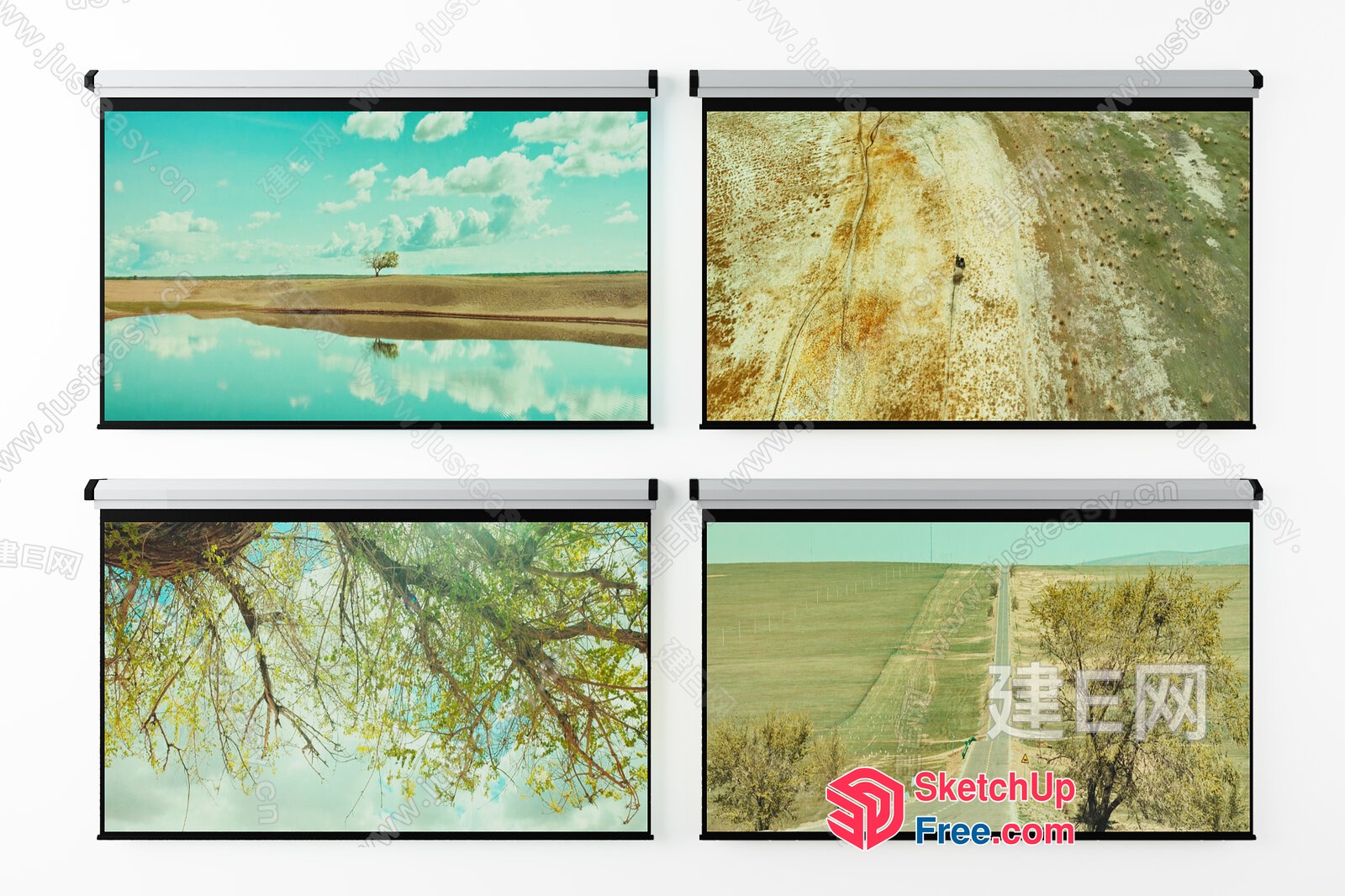 Landscape Images Of Nature And Sky 3D SketchUp File