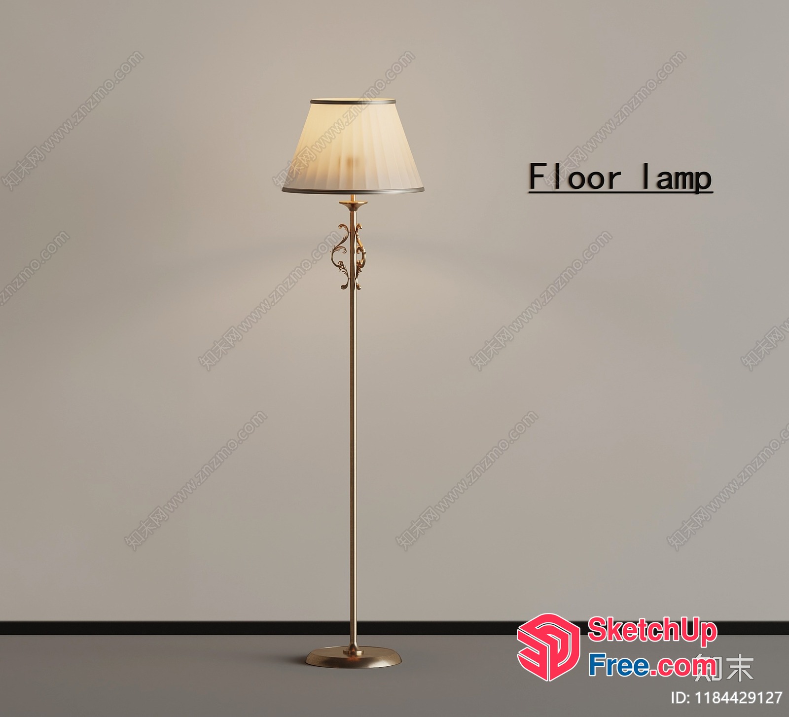 Elegant And Sophisticated Floor Lamp 3D SketchUp File