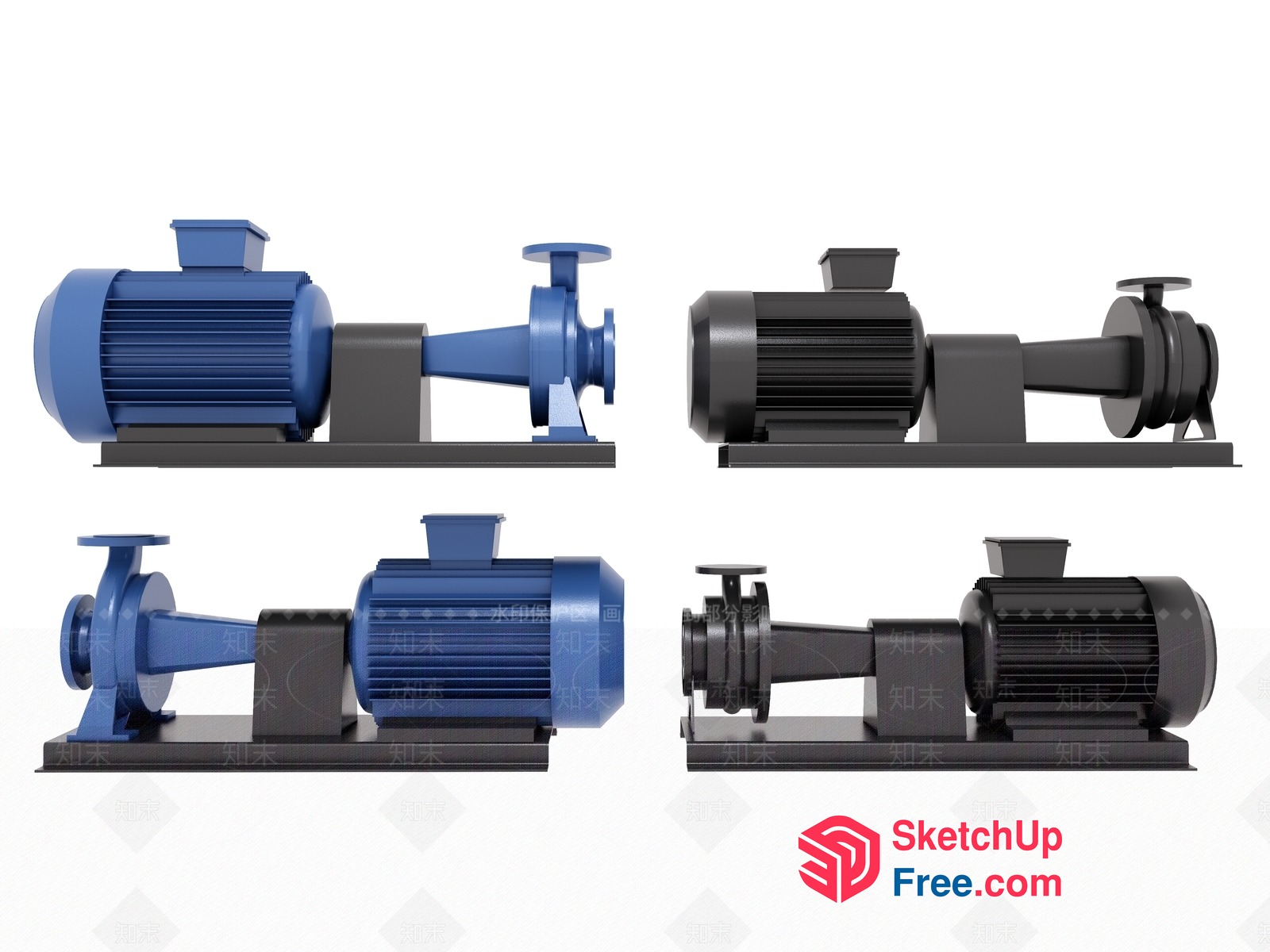 Industrial Machinery Equipment Collection 3D SketchUp File