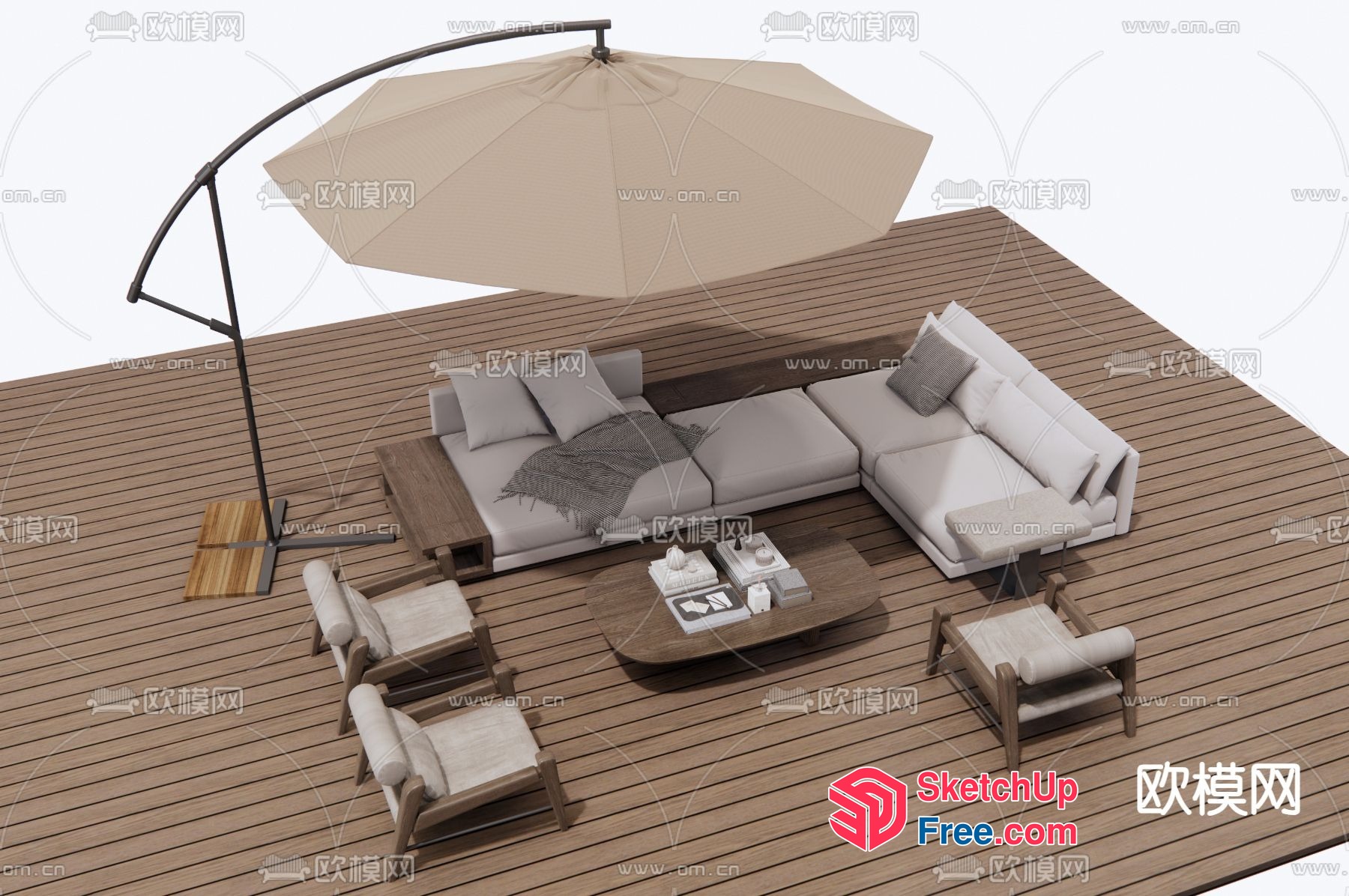 Outdoor Furniture Collection 3D SketchUp File