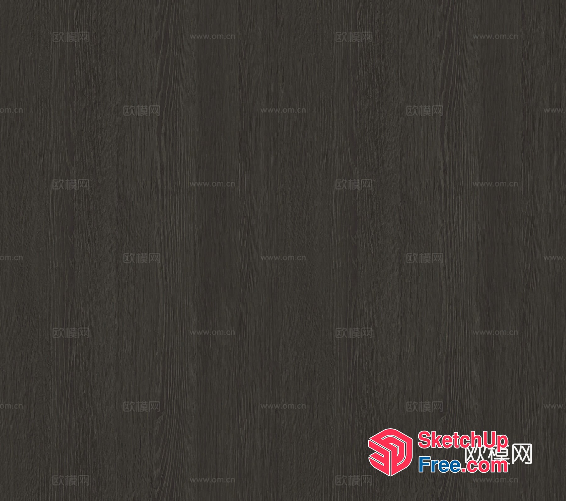 Dark gray black wood grain wood veneer